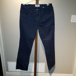 Paige Normandie Slim Straight Jeans Navy Cadet
/30